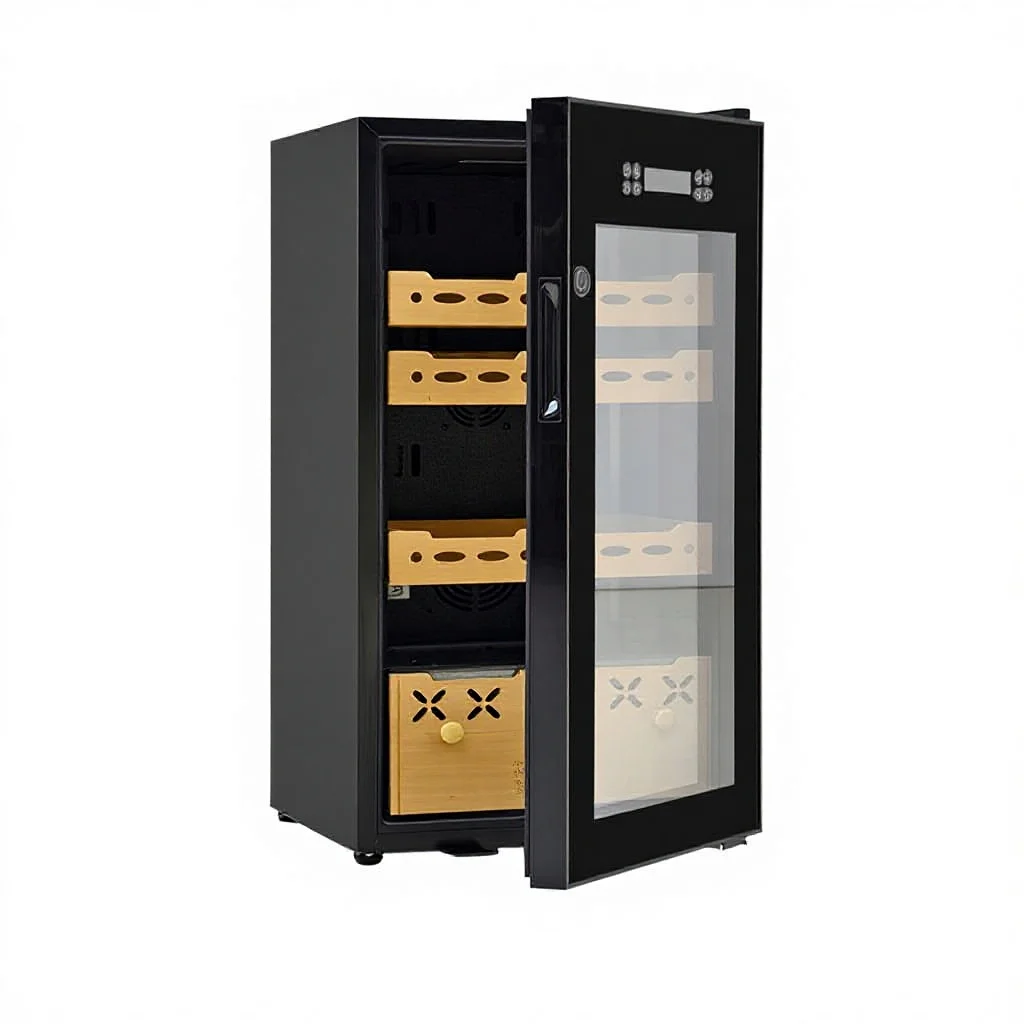 Large Easy Compressor Cigar Cabinet Display Vertical Constant Temperature Moisturizing Air Cooling System Stainless Steel
Large Easy Compressor Cigar Cabinet Display Vertical Constant Temperature Moisturizing Air Cooling System Stainless Steel
