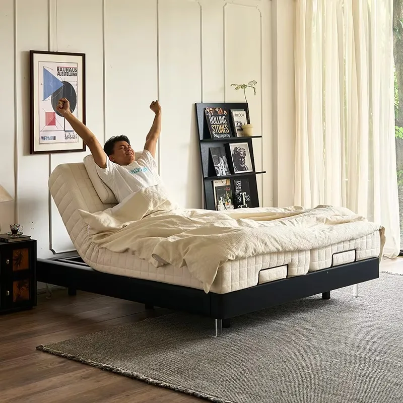 Electric multi-functional mattress smart bed manufacturers can customize zero-pressure mattress light luxury smart mattress
Electric multi-functional mattress smart bed manufacturers can customize zero-pressure mattress light luxury smart mattress