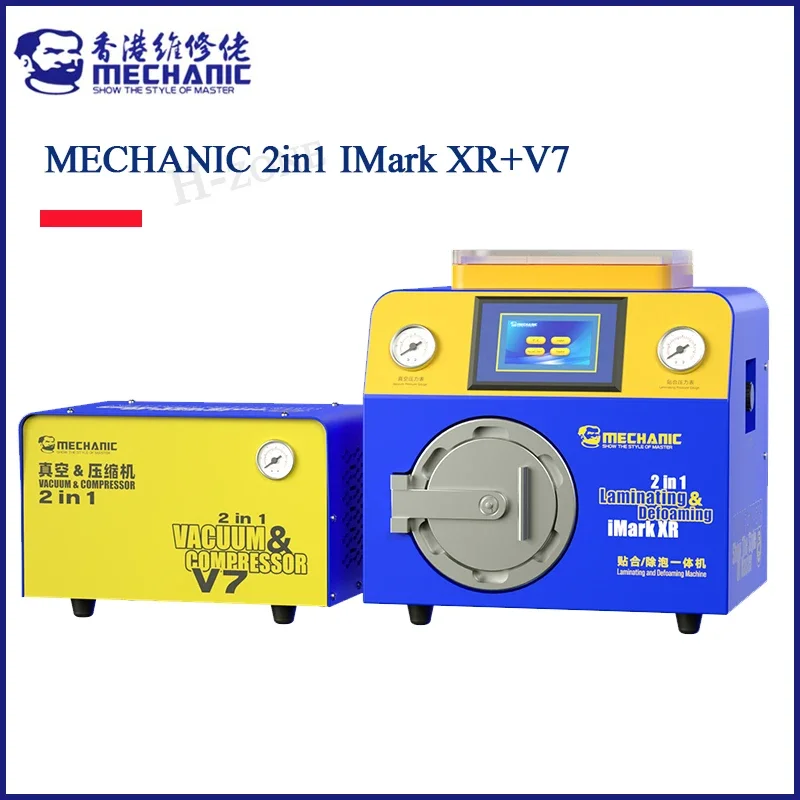 MECHANIC IMARK XR Интеллектуальный ламинатор для удаления пузырей 2 в 1 + вакуумный компрессор V7 для экрана в пределах 10 дюймов
MECHANIC IMARK XR Интеллектуальный ламинатор для удаления пузырей 2 в 1 + вакуумный компрессор V7 для экрана в пределах 10 дюймов