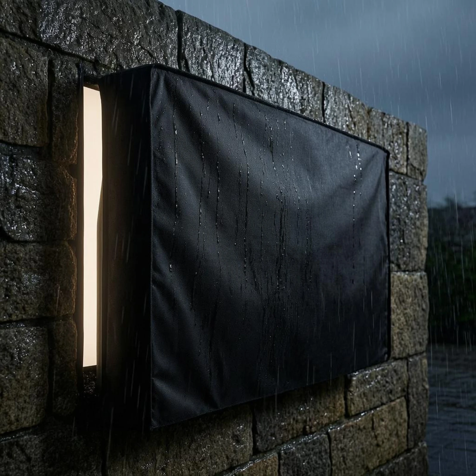 Outdoor Tv Cover Waterproof Wall-Mounted Tv Cover Protect Sleeve 600D Material Stitched Edges
Outdoor Tv Cover Waterproof Wall-Mounted Tv Cover Protect Sleeve 600D Material Stitched Edges