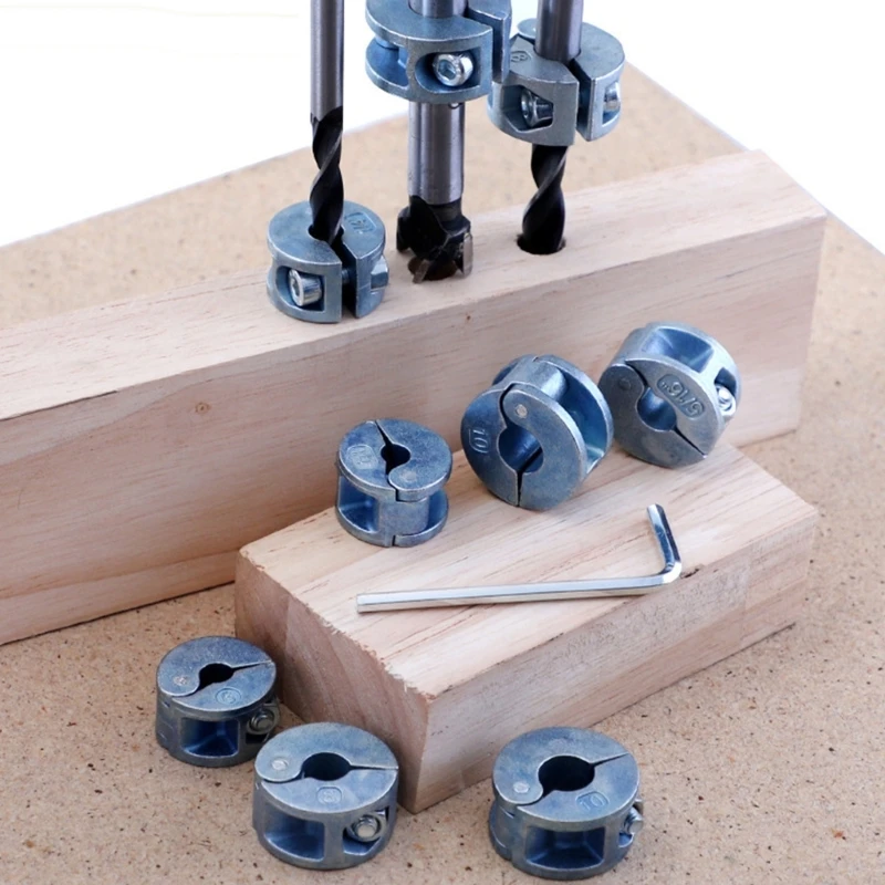 Woodworking Drill Stop Collar Set 5mm-11mm Drilling Bit Depth Stopper Ring Zinc Alloy High Quality M4YD
Woodworking Drill Stop Collar Set 5mm-11mm Drilling Bit Depth Stopper Ring Zinc Alloy High Quality M4YD