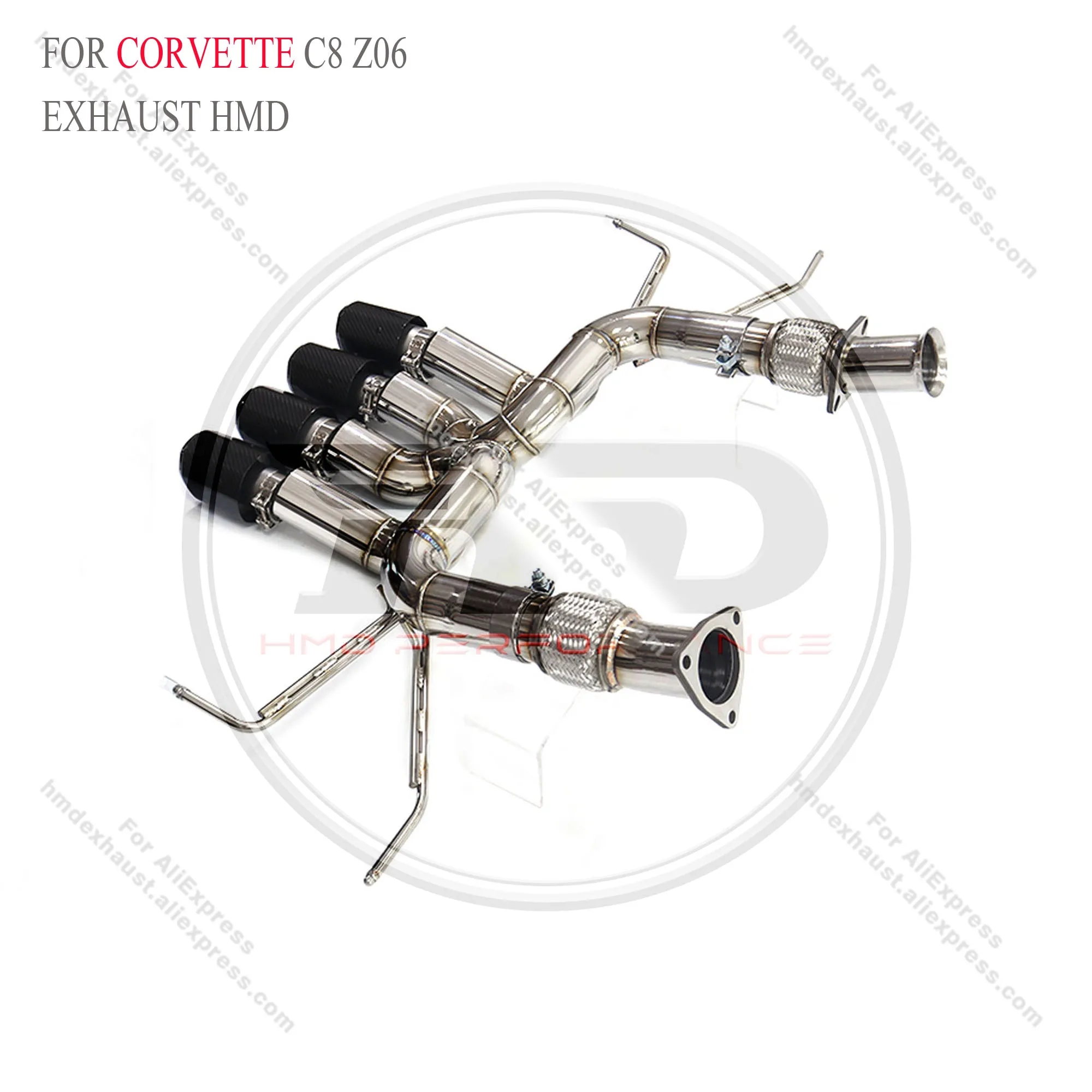 for Corvette C8 Z06 exhaust system exhaust pipe rear stainless steel material bright finish without valve exhaust control HMD
for Corvette C8 Z06 exhaust system exhaust pipe rear stainless steel material bright finish without valve exhaust control HMD