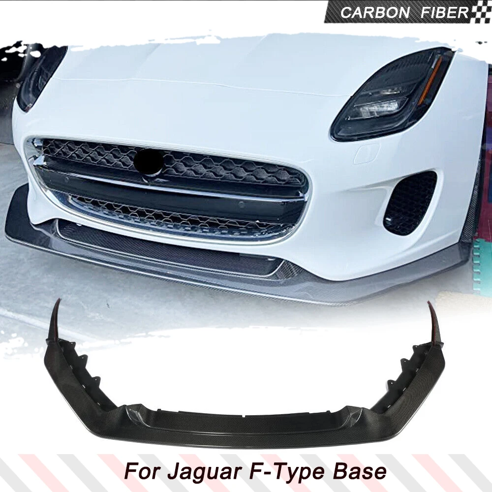 Car Front Bumper Lip For Jaguar F-TYPE Base 2017-2019 Carbon Fiber Front Bumper Lip Spoiler Splitter Racing Body Kits
Car Front Bumper Lip For Jaguar F-TYPE Base 2017-2019 Carbon Fiber Front Bumper Lip Spoiler Splitter Racing Body Kits