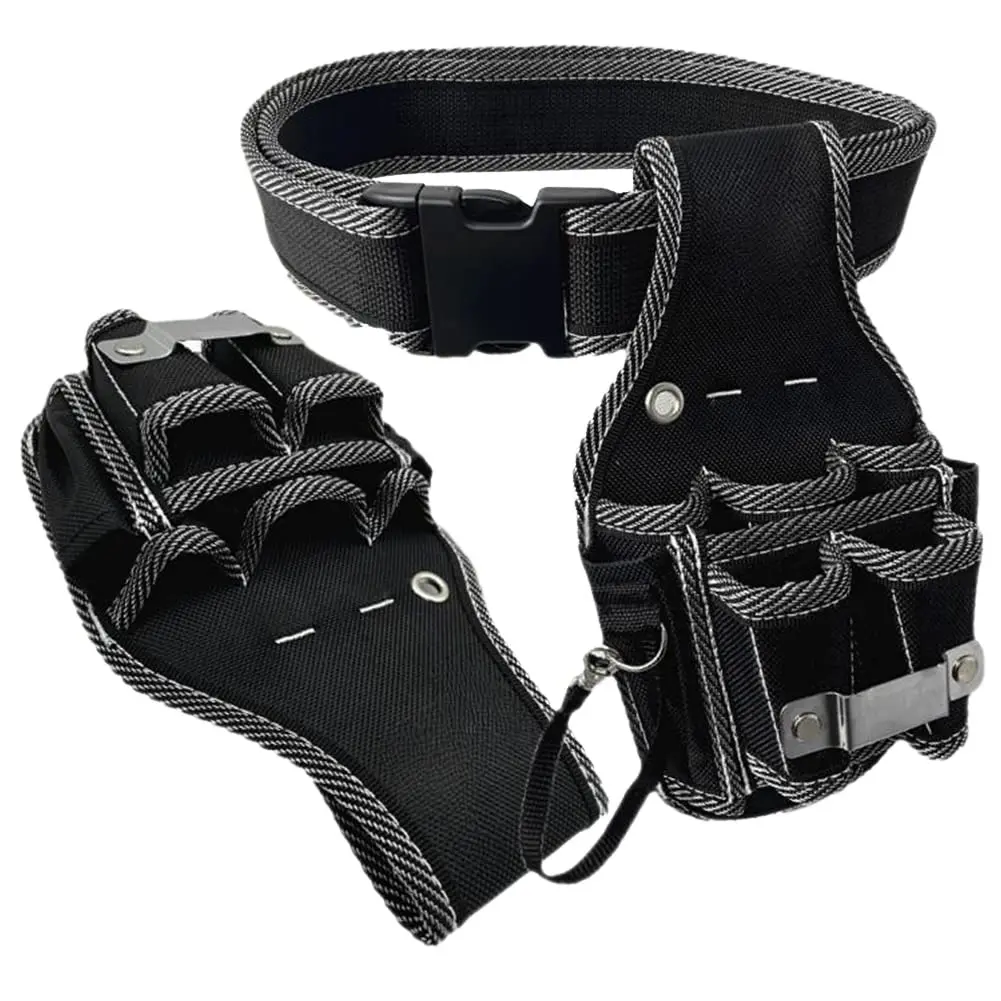 Black Oxford cloth tool belt bag, canvas kit, woodworking fanny pack, Oxford cloth electrician bag, hardware tool fanny pack
Black Oxford cloth tool belt bag, canvas kit, woodworking fanny pack, Oxford cloth electrician bag, hardware tool fanny pack