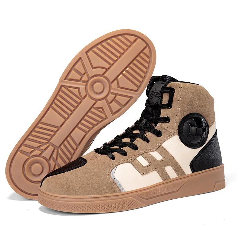 NEW Men's Leather Motorcycle Shoes Anti Slip Wear-resistant Motos Protective Boots Breathability Motocross Racing Riding Shoes
NEW Men's Leather Motorcycle Shoes Anti Slip Wear-resistant Motos Protective Boots Breathability Motocross Racing Riding Shoes