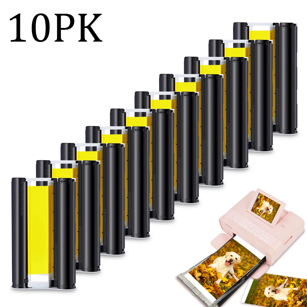 10 шт. KP108IN для кассеты с чернильным картриджем Canon Selphy, 6 дюймов, совместимая с принтером Canon Selphy CP1500 CP1300 CP1200 CP910 CP900
10 шт. KP108IN для кассеты с чернильным картриджем Canon Selphy, 6 дюймов, совместимая с принтером Canon Selphy CP1500 CP1300 CP1200 CP910 CP900