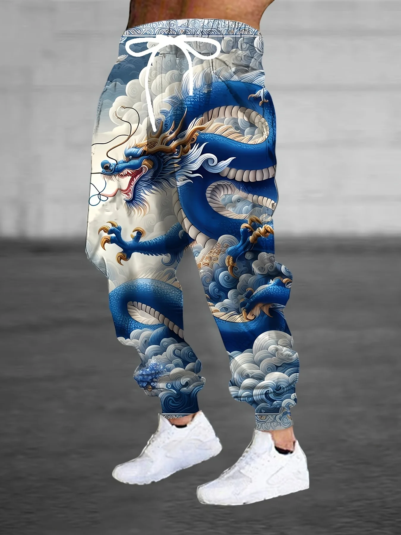 Уличные брюки с 3D принтом синего дракона, мужские спортивные штаны с боковыми карманами и эластичными шнурками, брюки для бега для мужчин, повседневные брюки на осень
Уличные брюки с 3D принтом синего дракона, мужские спортивные штаны с боковыми карманами и эластичными шнурками, брюки для бега для мужчин, повседневные брюки на осень