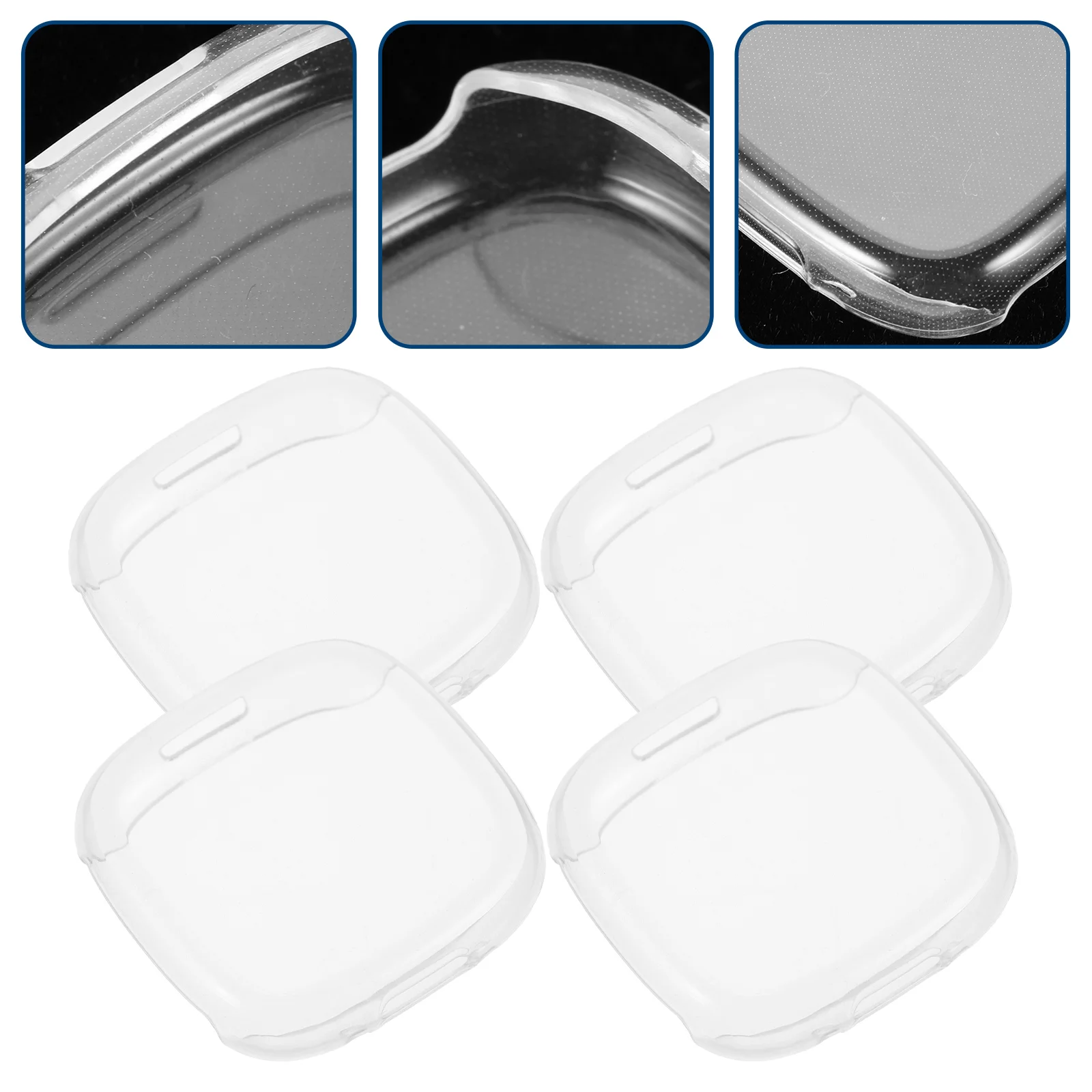 4 Pcs Tpu Protective Shell Watch Protector Case Smartwatch Major Detachable Transparent
4 Pcs Tpu Protective Shell Watch Protector Case Smartwatch Major Detachable Transparent