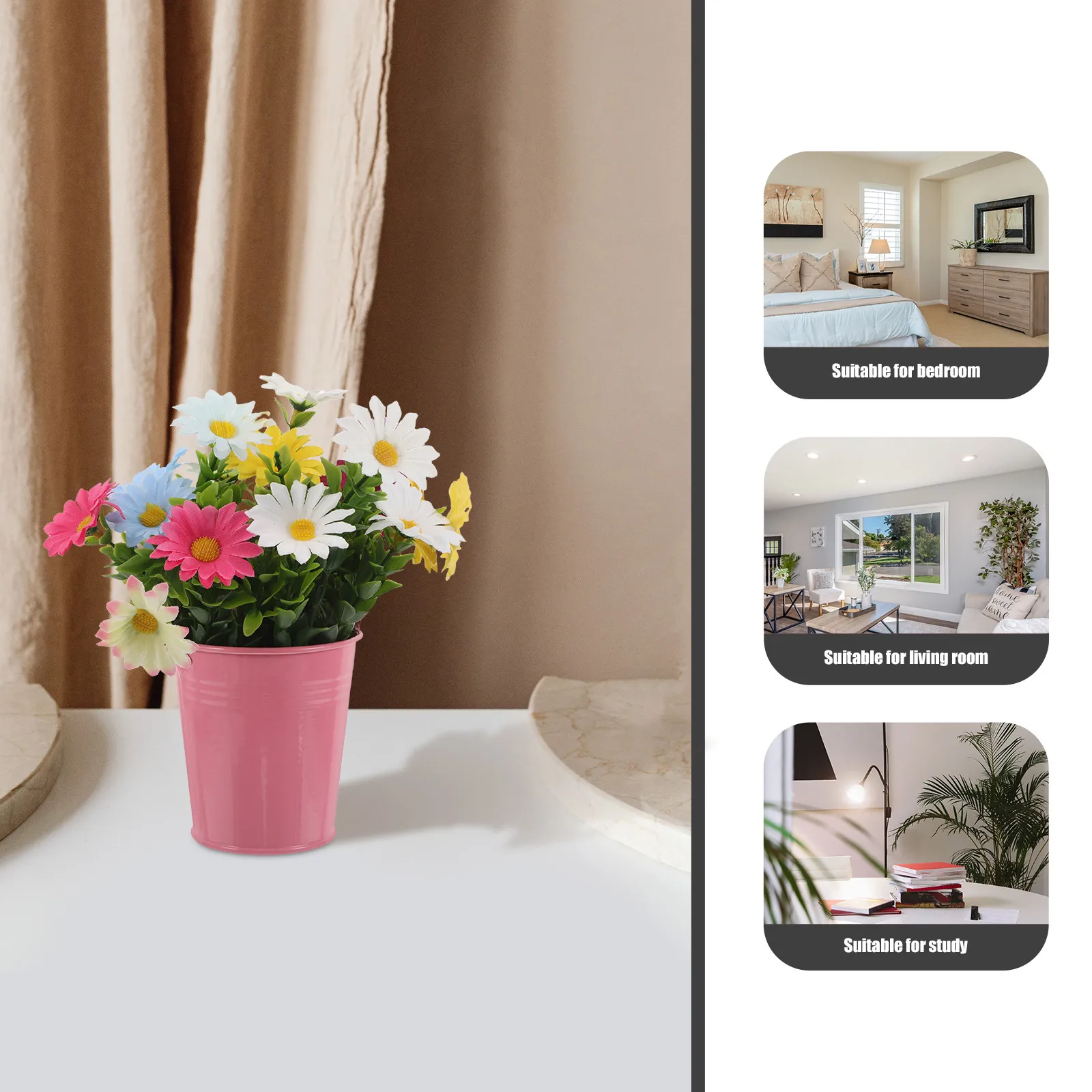 Artificial Daisy Potted Plant Realistic Small Bonsai Faux Flowers Indoor Outdoor Decoration Wedding Photography Prop Simulation
Artificial Daisy Potted Plant Realistic Small Bonsai Faux Flowers Indoor Outdoor Decoration Wedding Photography Prop Simulation
