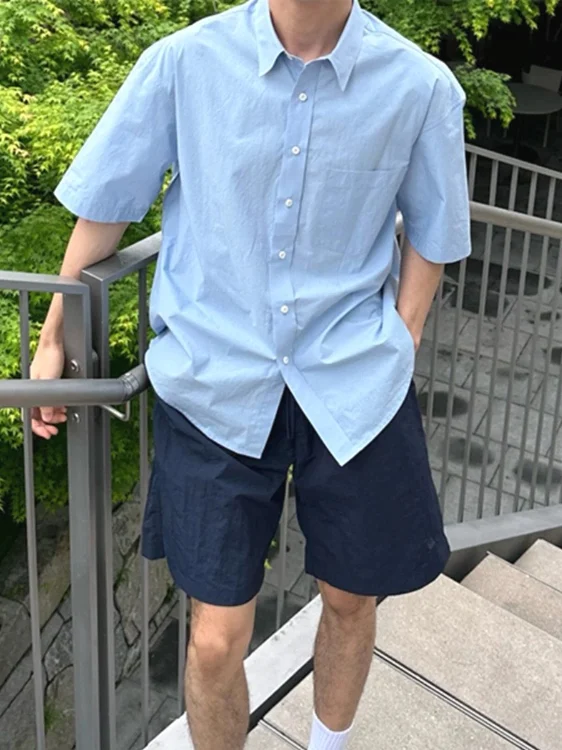 Casual Slim Fit Cotton Linen Shirt Men's American Retro Short Sleeve Pocket Breathable Lightweight Summer Workwear Shirt
Casual Slim Fit Cotton Linen Shirt Men's American Retro Short Sleeve Pocket Breathable Lightweight Summer Workwear Shirt