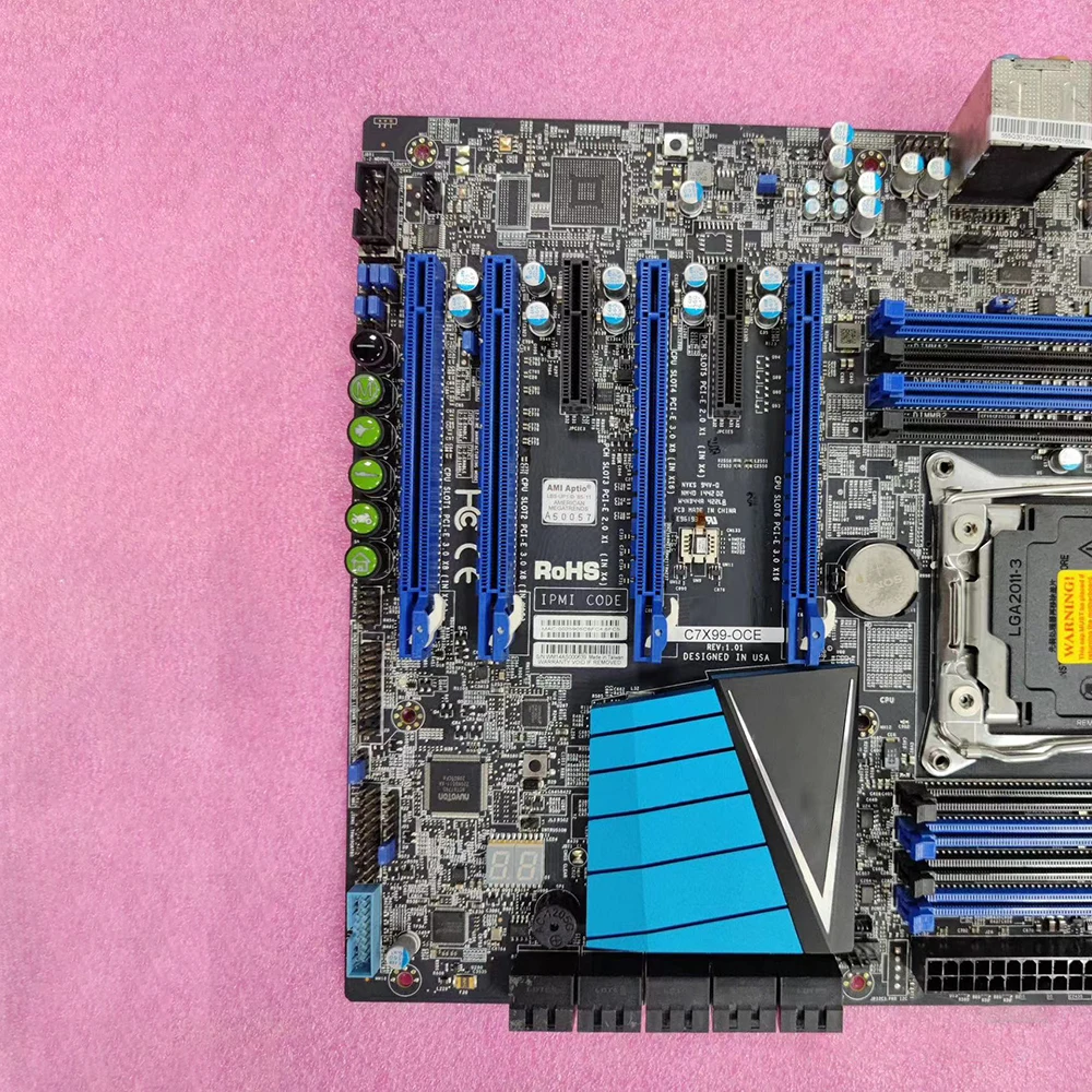 C7X99-OCE Desktop PC X99 Motherboard Core i7 E5-1600/2600 v3/v4 LGA 2011 For Supermicro
C7X99-OCE Desktop PC X99 Motherboard Core i7 E5-1600/2600 v3/v4 LGA 2011 For Supermicro