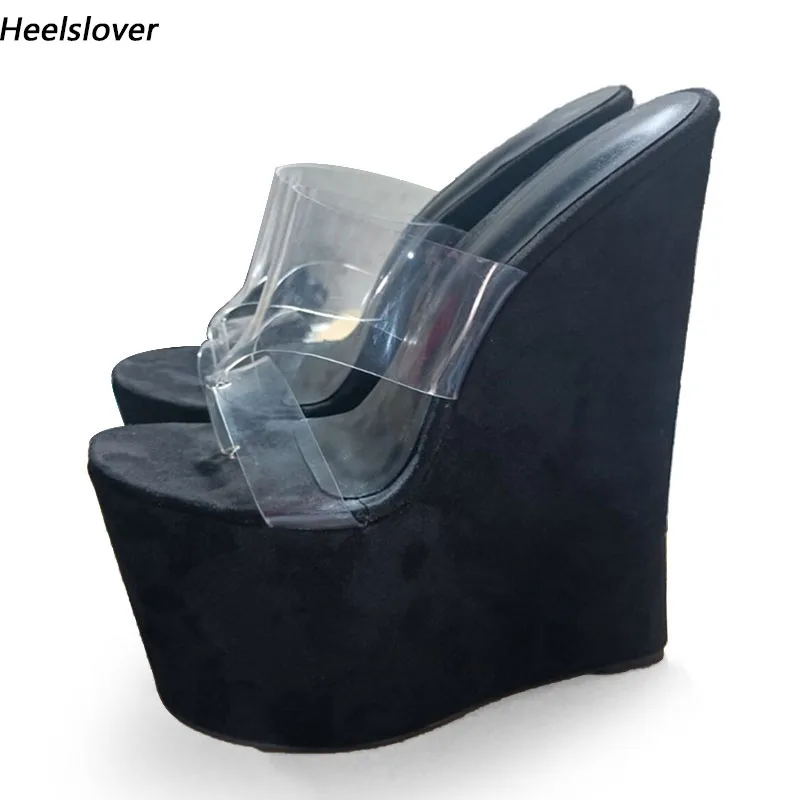 Ahhlsion Handmade Women Mules Sandals Ultra High Wedges Heels Open Toe Beautiful Black Party Cosplay Shoes Ladies US Size 4-14
Ahhlsion Handmade Women Mules Sandals Ultra High Wedges Heels Open Toe Beautiful Black Party Cosplay Shoes Ladies US Size 4-14