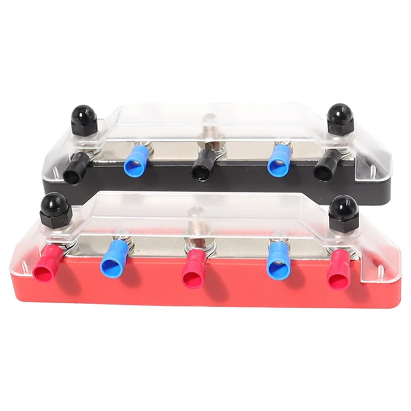 AC23-M6 Busbar Box Board 150A 4 Terminals Current Busbar Cable Box Power Box Parts Accessories Suitable For RV Yacht Car
AC23-M6 Busbar Box Board 150A 4 Terminals Current Busbar Cable Box Power Box Parts Accessories Suitable For RV Yacht Car