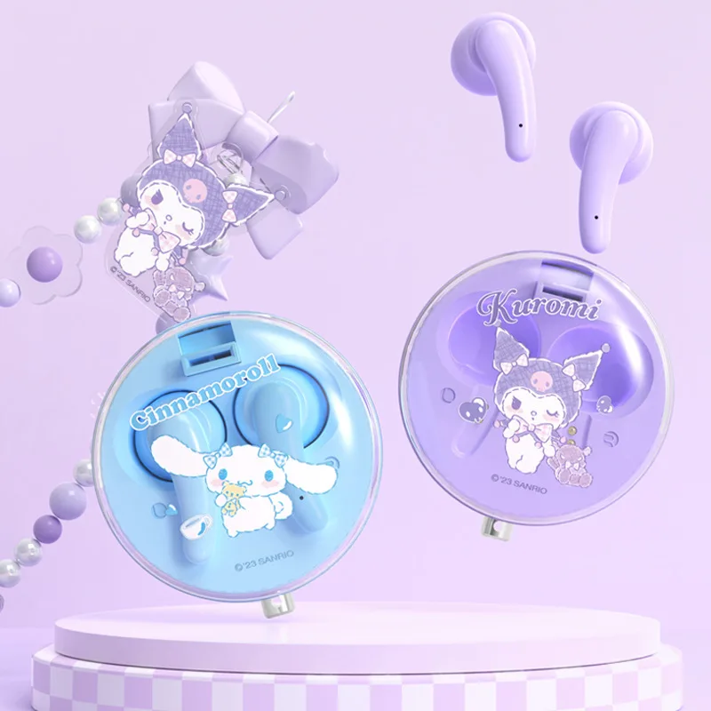Sanrio Characters Bracelet Bluetooth Earphones Cinnamoroll Cartoon Wireless Headphones Kuromi Noise Reduction Headset Gifts
Sanrio Characters Bracelet Bluetooth Earphones Cinnamoroll Cartoon Wireless Headphones Kuromi Noise Reduction Headset Gifts