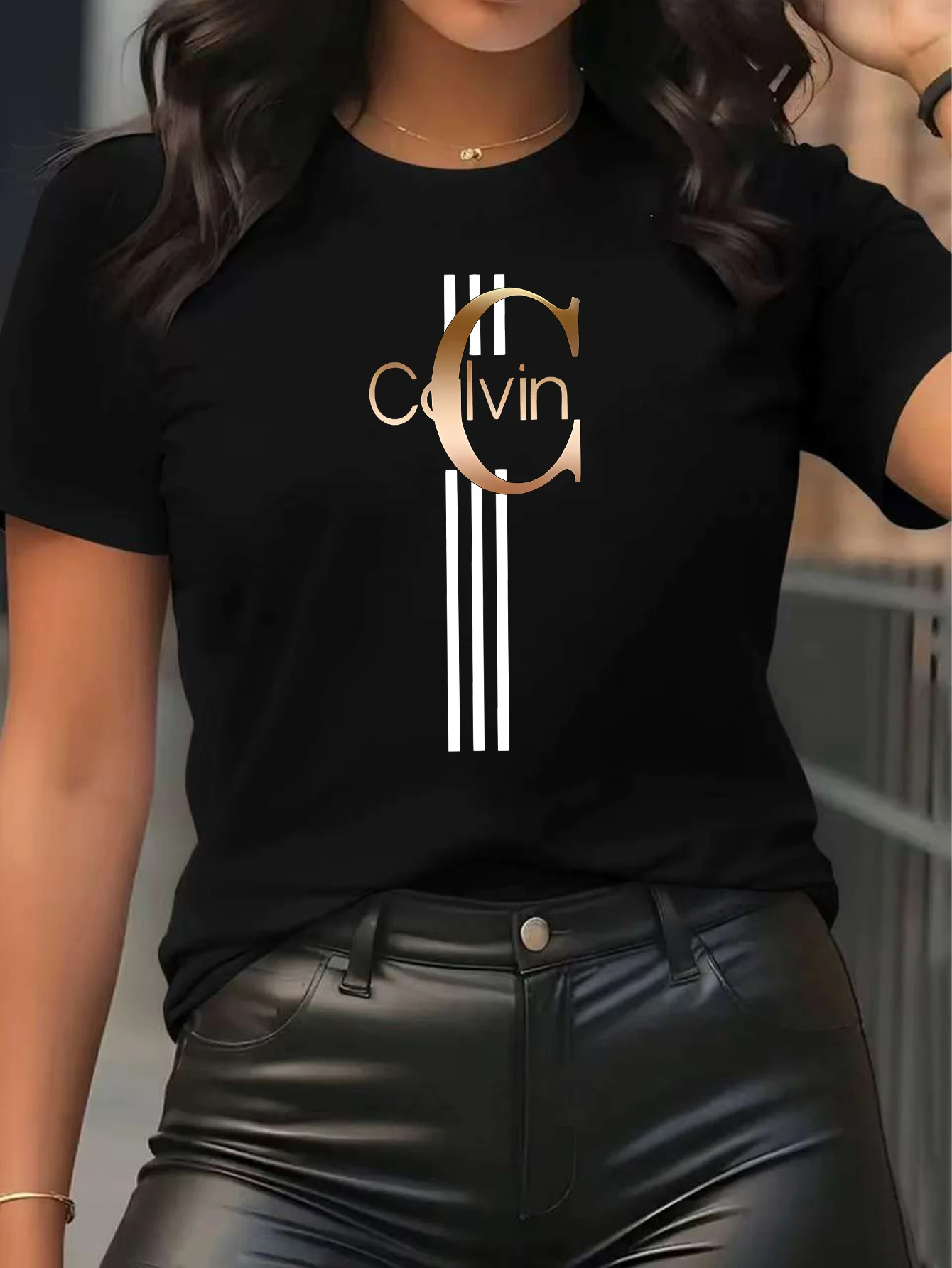 Женская футболка с короткими рукавами и принтом размера PLUS, свободная и повседневная, мягкая, удобная и дышащая, для занятий спортом на открытом воздухе
Женская футболка с короткими рукавами и принтом размера PLUS, свободная и повседневная, мягкая, удобная и дышащая, для занятий спортом на открытом воздухе