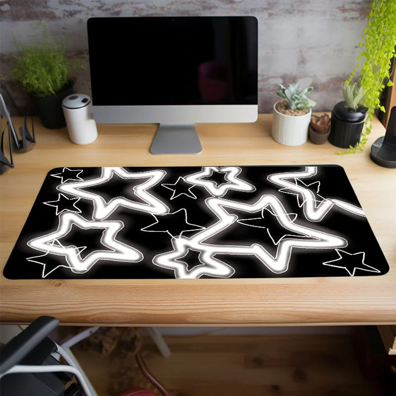 Black White Star Aesthetic Large Gaming Mouse Pad Office Desk Mat Computer Keyboard Pad Non-slip Office Desk Decor Accessories
Black White Star Aesthetic Large Gaming Mouse Pad Office Desk Mat Computer Keyboard Pad Non-slip Office Desk Decor Accessories