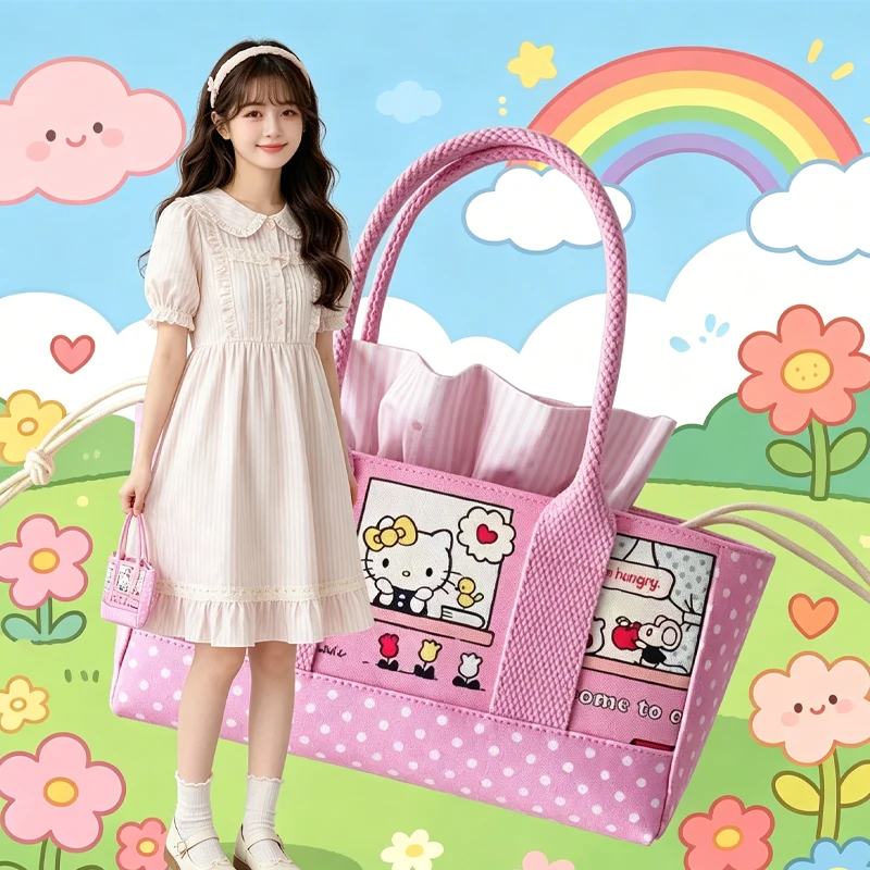 New Hello Kittys Cute Travel Storage Bag Fashion Large Capacity Backpack Thoth Versatile Fashion One Shoulder Cartoon Backpack
New Hello Kittys Cute Travel Storage Bag Fashion Large Capacity Backpack Thoth Versatile Fashion One Shoulder Cartoon Backpack