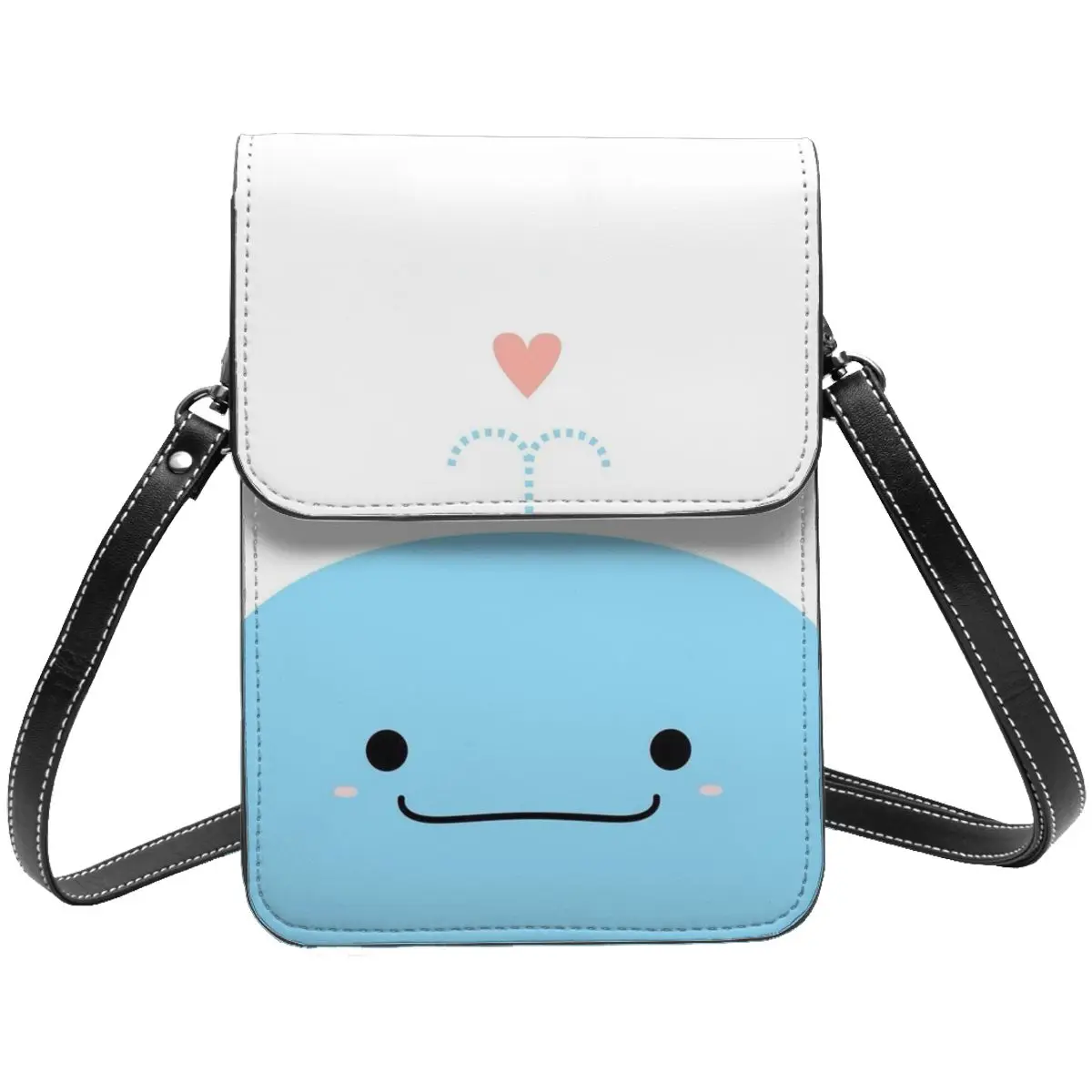 Kawaii Blue Anime Leather Small Cell Phone Purse, lightweight and portable, fashionable and versatile
Kawaii Blue Anime Leather Small Cell Phone Purse, lightweight and portable, fashionable and versatile