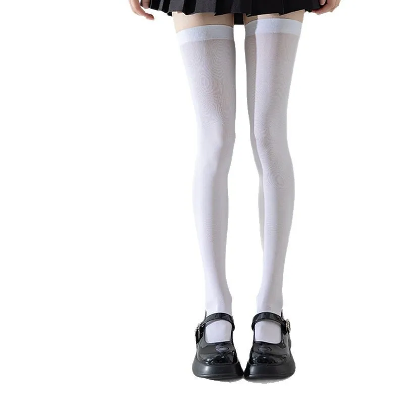 Black Velvet Silicone Non-Slip Over-the-Knee Socks for Women Thin Sexy Japanese StylejkWhite Thigh-High Stockings
Black Velvet Silicone Non-Slip Over-the-Knee Socks for Women Thin Sexy Japanese StylejkWhite Thigh-High Stockings
