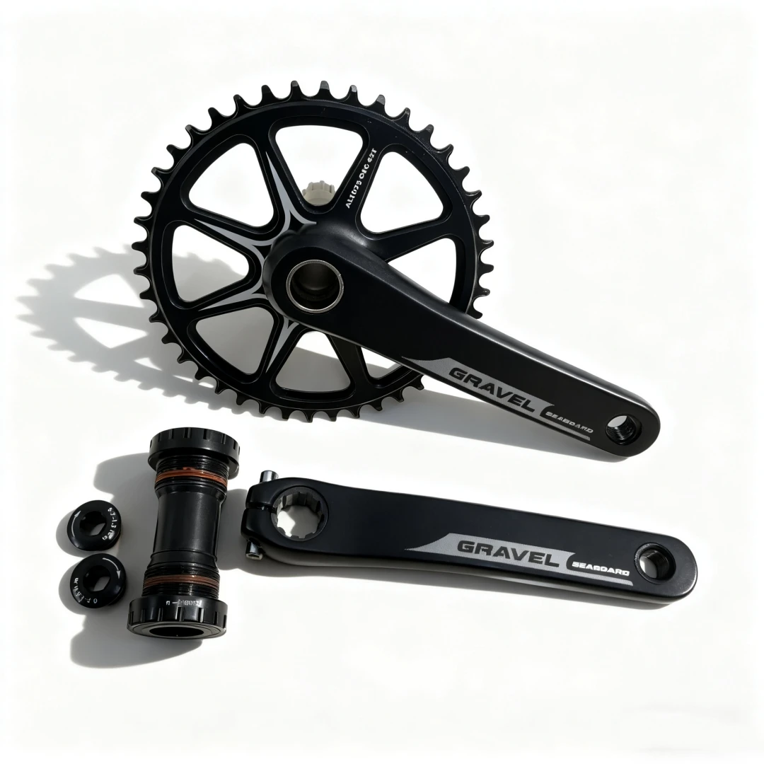 SEABOARD Gravel Bike Crankset Hollow Integrated Crank Structure Road Bicycle Crankset 170mm Crank 42T Chainwheel Cycling Parts
SEABOARD Gravel Bike Crankset Hollow Integrated Crank Structure Road Bicycle Crankset 170mm Crank 42T Chainwheel Cycling Parts