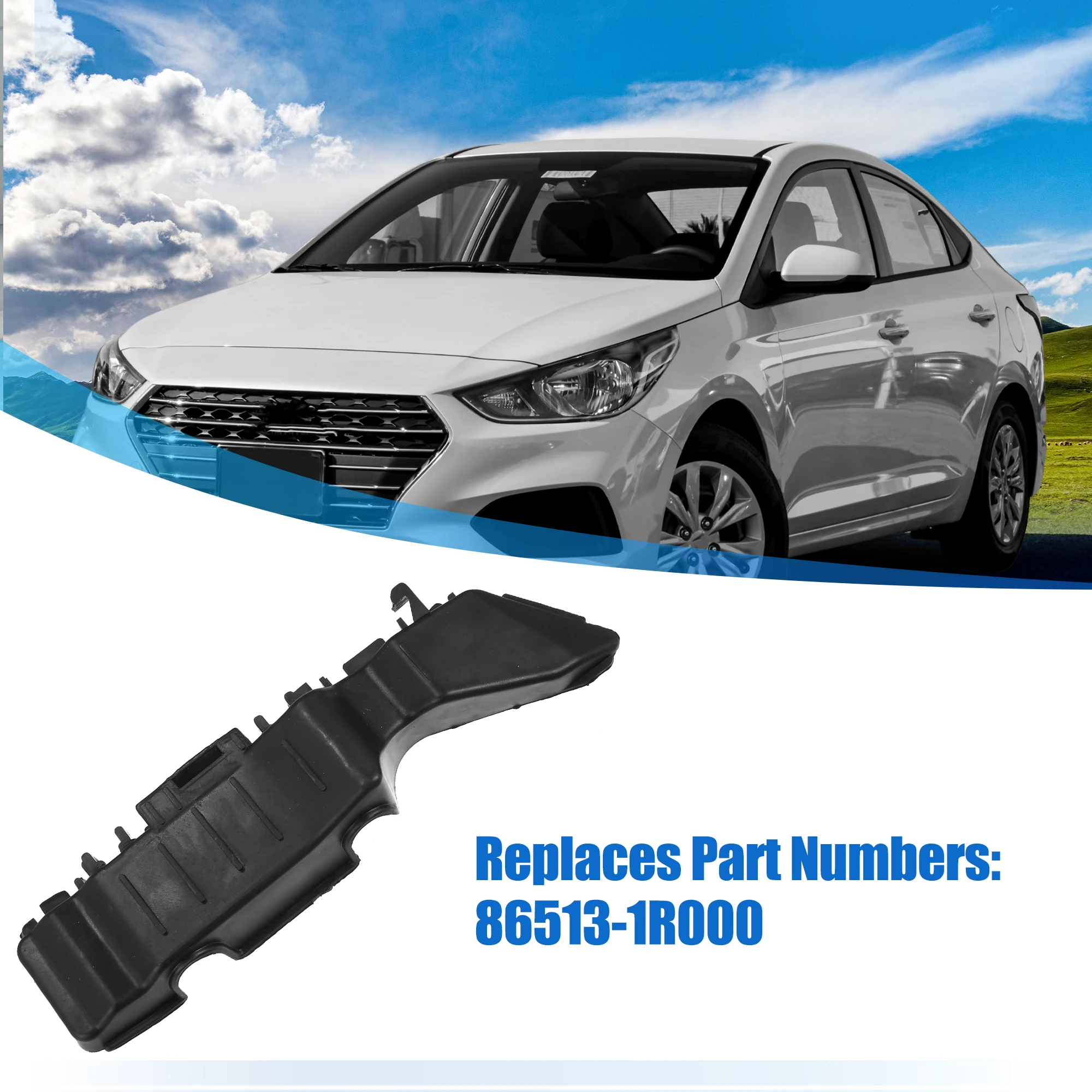 UXCELL 1 шт. кронштейн переднего левого бампера для Hyundai Accent 86513-1R000 пластиковый черный 
UXCELL 1 шт. кронштейн переднего левого бампера для Hyundai Accent 86513-1R000 пластиковый черный