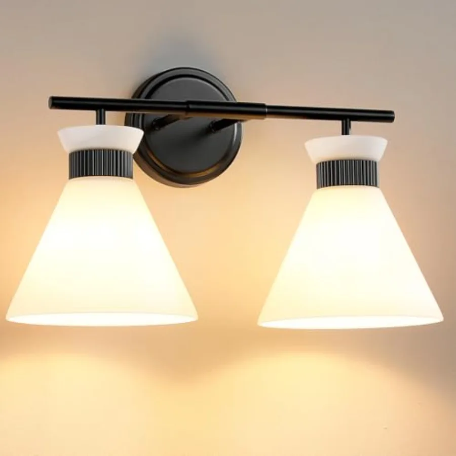 Bathroom Vanity Light Fixtures: Bathroom Lighting Fixtures Over Mirror 17.3 inch with Milky White Frosted Glass s Mid Century M
Bathroom Vanity Light Fixtures: Bathroom Lighting Fixtures Over Mirror 17.3 inch with Milky White Frosted Glass s Mid Century M