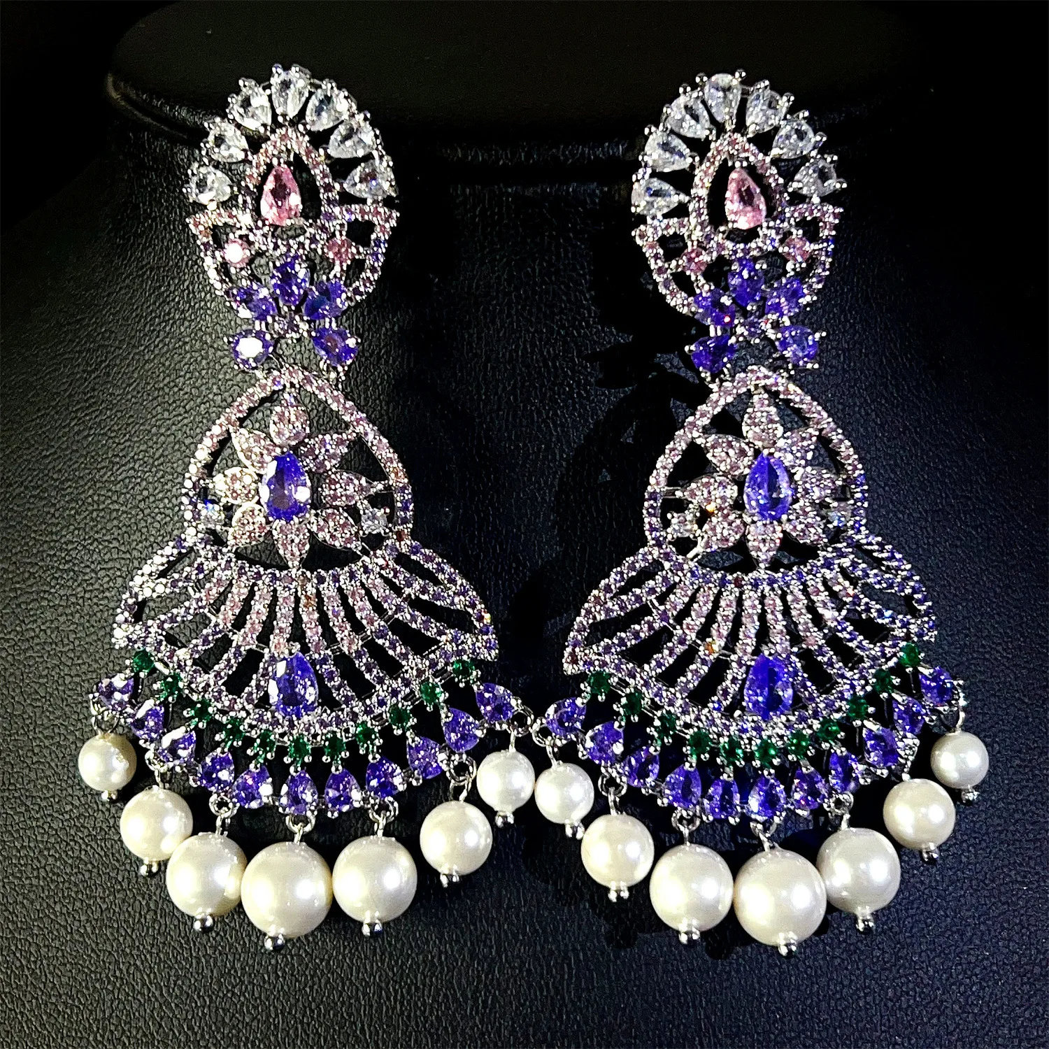 Retro Personalized Ethnic Style Purple Pearl Earrings Women's Dress Decorative Jewelry Nigerian Wedding Holiday Gift E364
Retro Personalized Ethnic Style Purple Pearl Earrings Women's Dress Decorative Jewelry Nigerian Wedding Holiday Gift E364