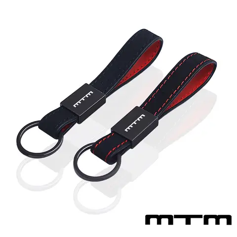 for MTM Motorrentechnik Mayer audi Skoda vw Volkswagen Seat car key chain leather keychain Car Accessories