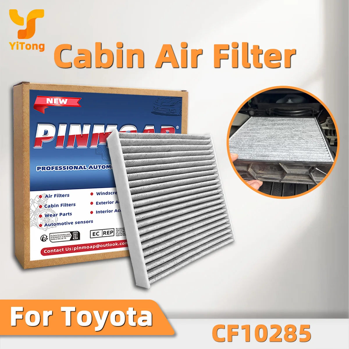 Yitong Automotive Air Conditioning Filter Cf10285 Is Suitable For Toyota 4Runner Matrix 87139-02020 Automotive Replacement Parts
Yitong Automotive Air Conditioning Filter Cf10285 Is Suitable For Toyota 4Runner Matrix 87139-02020 Automotive Replacement Parts