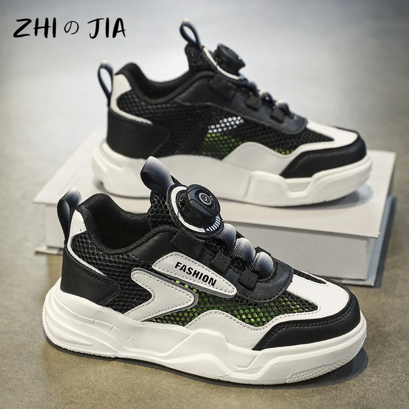 Summer Children's Rotating Buckle Mesh Breathable Sports Shoes Fashion Casual Shoes Outdoor Lightweight Running Footwear 31-38
Summer Children's Rotating Buckle Mesh Breathable Sports Shoes Fashion Casual Shoes Outdoor Lightweight Running Footwear 31-38
