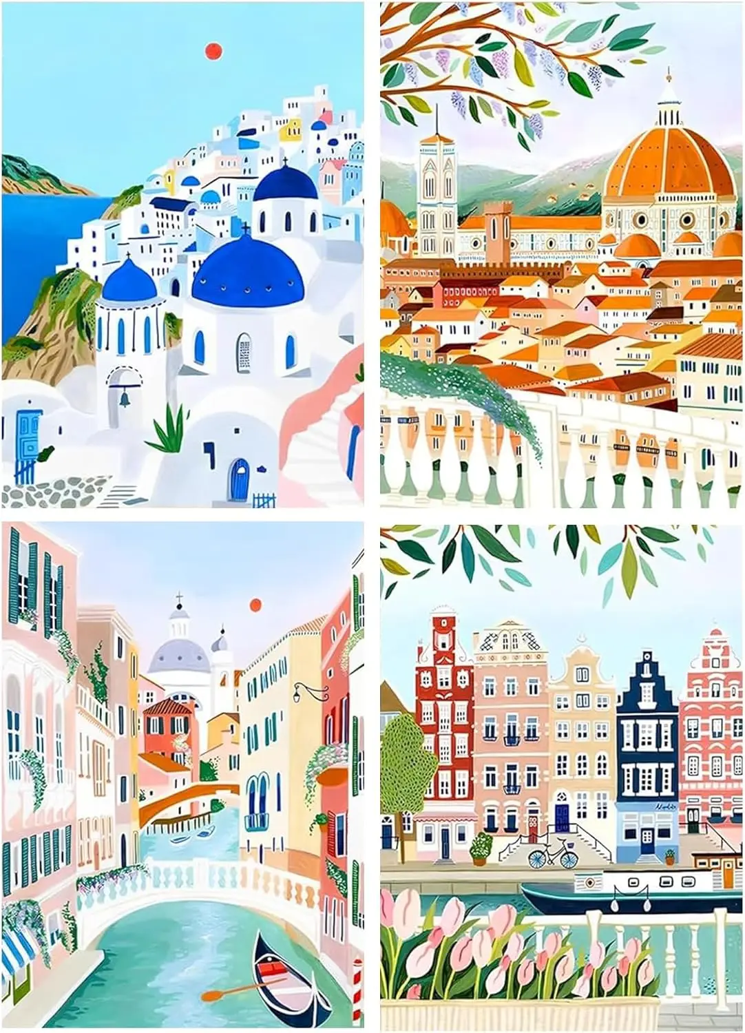 4 Pcs DIY Diamond Painting Kits for Adults, Aesthetic Wall Decor Scenery Art, 10 x 11.8 Inch Home Craft
4 Pcs DIY Diamond Painting Kits for Adults, Aesthetic Wall Decor Scenery Art, 10 x 11.8 Inch Home Craft