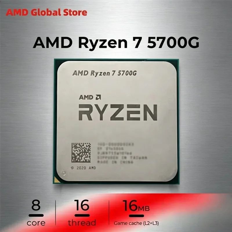 Luculent Untouched AMD Desktop CPU Ryzen 7 5700G R7 5700G 4.6GHz 8-Core 16-Thread 16MB L3 Cache Socket AM4 Without Package
Luculent Untouched AMD Desktop CPU Ryzen 7 5700G R7 5700G 4.6GHz 8-Core 16-Thread 16MB L3 Cache Socket AM4 Without Package