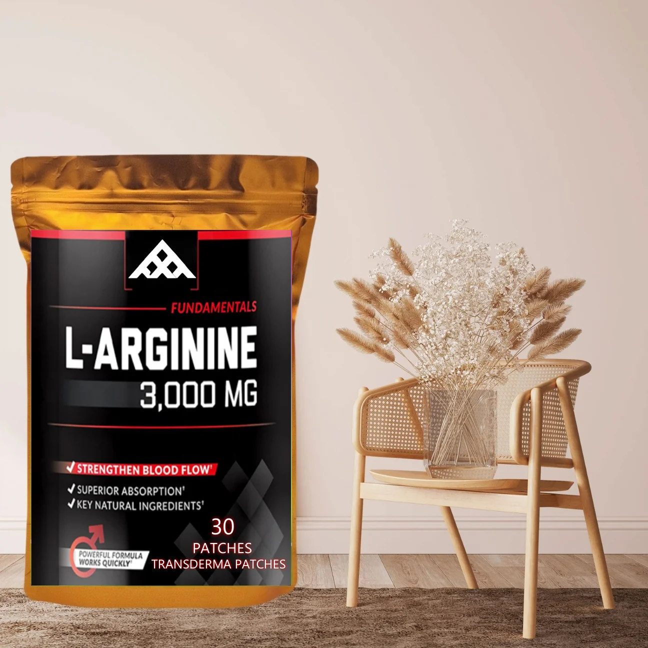 30 Patches L-arginine Transdermal Patches To Support Stronger Blood Flow Booster Mens Performance
30 Patches L-arginine Transdermal Patches To Support Stronger Blood Flow Booster Mens Performance