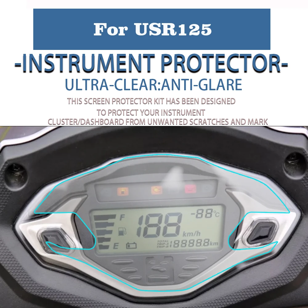 For Haojue USR125 HJ125T-21 USR 125 Motorcycle Accessories Dashboard Cluster Scratch Protection Film Screen Protector Instrument
For Haojue USR125 HJ125T-21 USR 125 Motorcycle Accessories Dashboard Cluster Scratch Protection Film Screen Protector Instrument