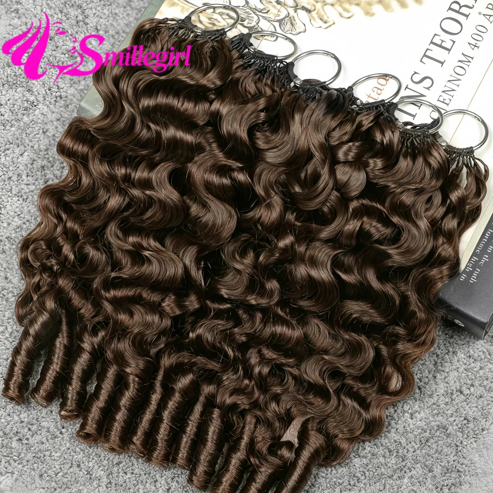 #4 Brown Burmese Curly Crochet Human Hair Pre-Separated Invisble Miracle Knot Braids Feather Crochet Hair Extensions Seamless Reusable 8-30 Inch
#4 Brown Burmese Curly Crochet Human Hair Pre-Separated Invisble Miracle Knot Braids Feather Crochet Hair Extensions Seamless Reusable 8-30 Inch