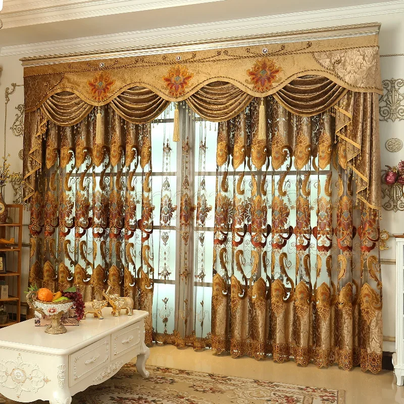 Modern European Luxury Embroidered Gold Leather Curtains Embroidered Finished Handmadecurtains for Living Room and Bedroom
Modern European Luxury Embroidered Gold Leather Curtains Embroidered Finished Handmadecurtains for Living Room and Bedroom