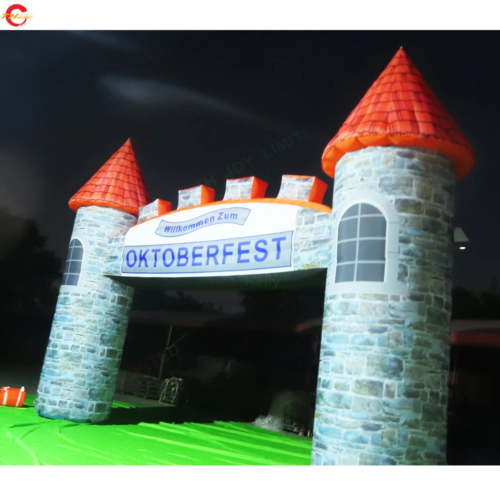 Free Door Ship 8m-26ft Wide Castle Printing Inflatable Arch Gate for Outdoor Decoration
Free Door Ship 8m-26ft Wide Castle Printing Inflatable Arch Gate for Outdoor Decoration