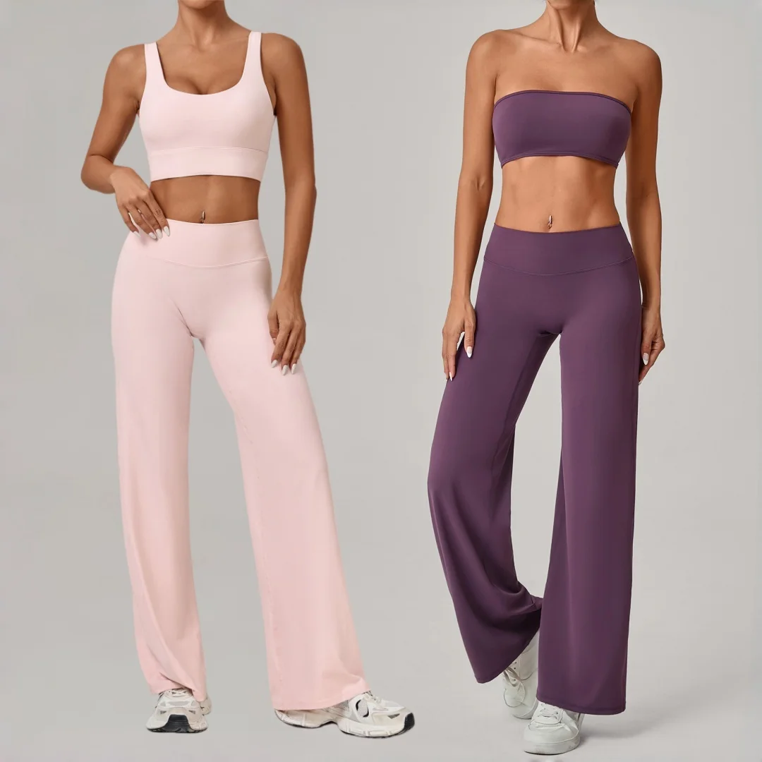New Backless Quick-Dry Sports Vest Yoga Suit High Waist Hip Lift Wide Leg Pants 2pc Set Outdoor Running Casual Fitness Yoga Set
New Backless Quick-Dry Sports Vest Yoga Suit High Waist Hip Lift Wide Leg Pants 2pc Set Outdoor Running Casual Fitness Yoga Set