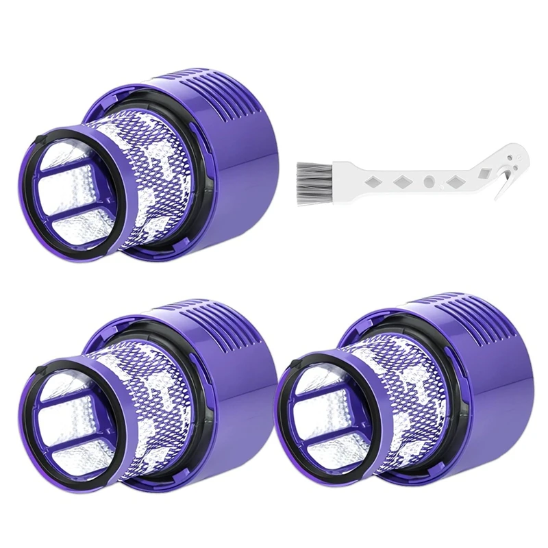 Верхняя часть фильтра A60Z V10, совместимая с Dyson V10 Cyclone Series, V10 Absolute, V10, фильтр для животных, 3 упаковки фильтров и чистая щетка
Верхняя часть фильтра A60Z V10, совместимая с Dyson V10 Cyclone Series, V10 Absolute, V10, фильтр для животных, 3 упаковки фильтров и чистая щетка