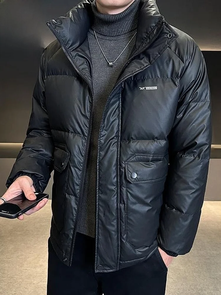 Men's down Jaet Winter Thi Warm New 2025 Windproof Stand Collar Loose Casual Outerwear for Youth Polyester Fiber
Men's down Jaet Winter Thi Warm New 2025 Windproof Stand Collar Loose Casual Outerwear for Youth Polyester Fiber