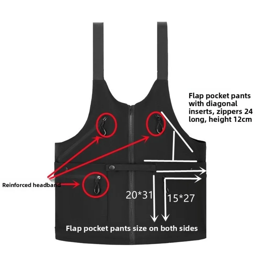 Variable Design Multifunctional Camping Vest Multiple Pockets Durable Material Dual-Use Backpack Vest 50kg-90kg
Variable Design Multifunctional Camping Vest Multiple Pockets Durable Material Dual-Use Backpack Vest 50kg-90kg