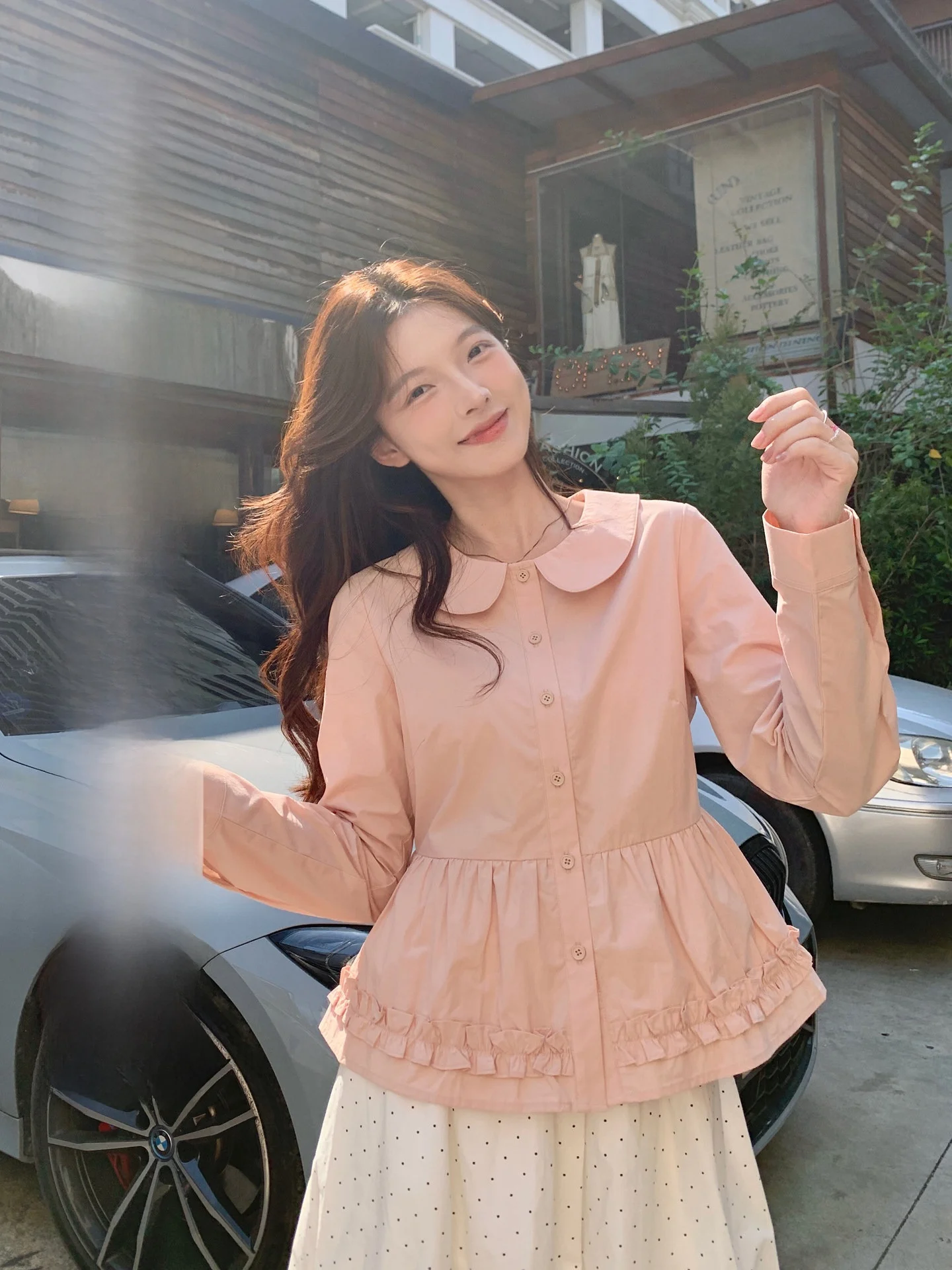 High Waist White irt Women's Sweet Doll Collar Lace Trim Spring 2026 New Top Korean Sle Slimming Pure Cotton Long Sve
High Waist White irt Women's Sweet Doll Collar Lace Trim Spring 2026 New Top Korean Sle Slimming Pure Cotton Long Sve