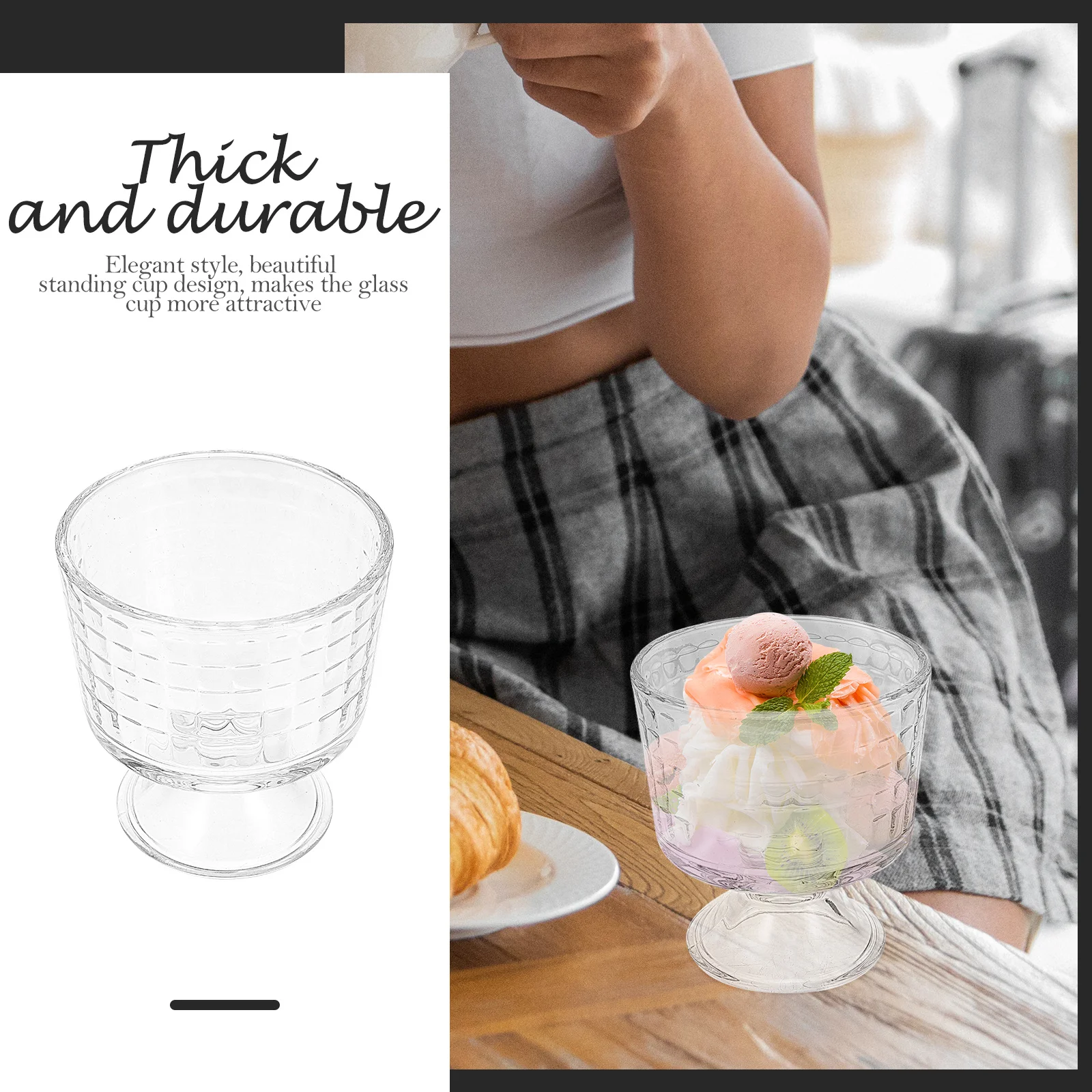 Stylish Multi-Purpose Dessert Cup Transparent Ice Cream Cup Decor and Trendy Gift Home Accessory
Stylish Multi-Purpose Dessert Cup Transparent Ice Cream Cup Decor and Trendy Gift Home Accessory