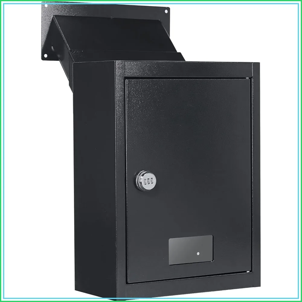 Through The Wall Drop Box Deposit Safe, 16.5"x12.5"x6" Adjustable Chute, Rainproof, for Home Office
Through The Wall Drop Box Deposit Safe, 16.5"x12.5"x6" Adjustable Chute, Rainproof, for Home Office