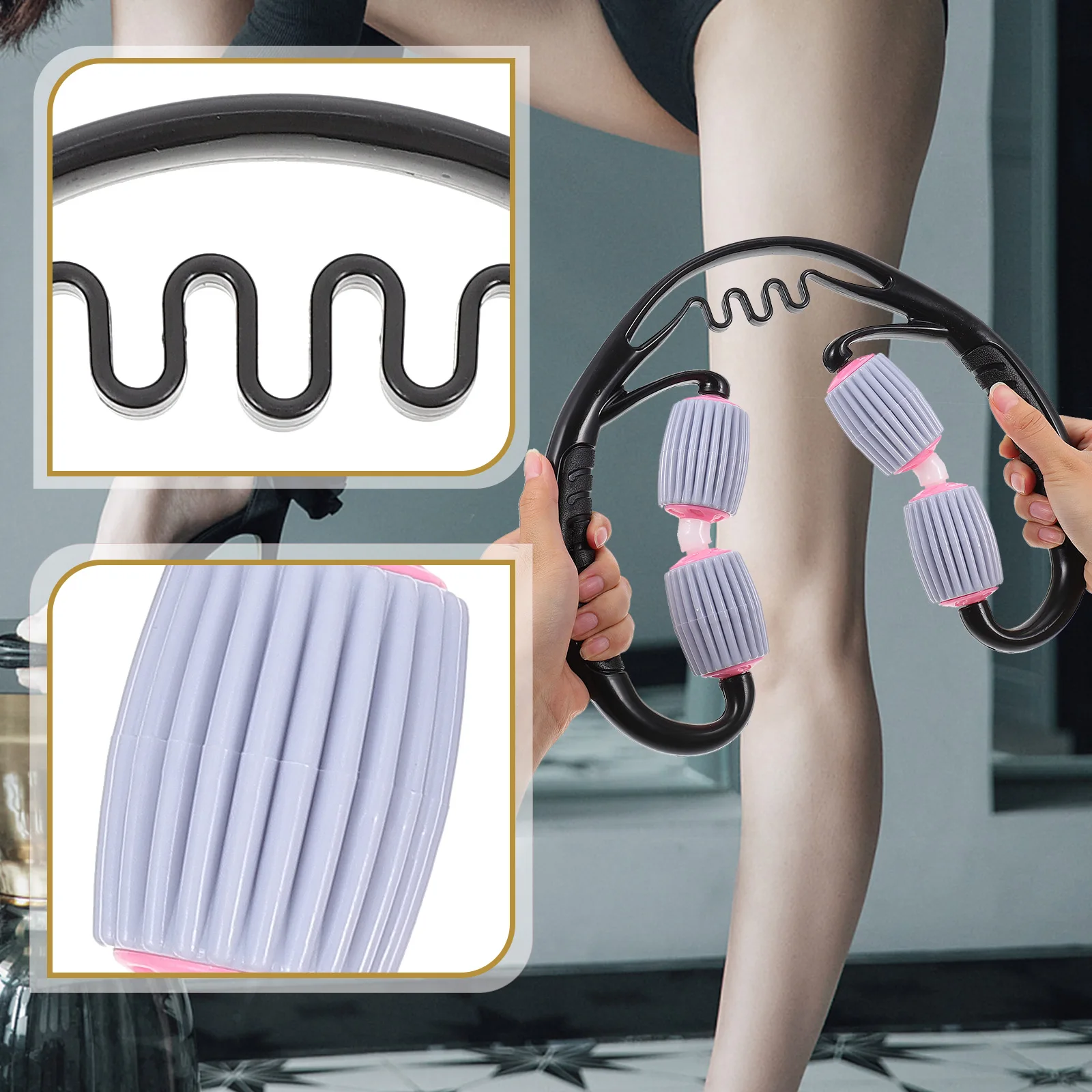 Yoga Massage Roller Muscle Massager Portable PP Material Lightweight Compact Leg Calf Fitness Pain Relief Blood Flow Household
Yoga Massage Roller Muscle Massager Portable PP Material Lightweight Compact Leg Calf Fitness Pain Relief Blood Flow Household
