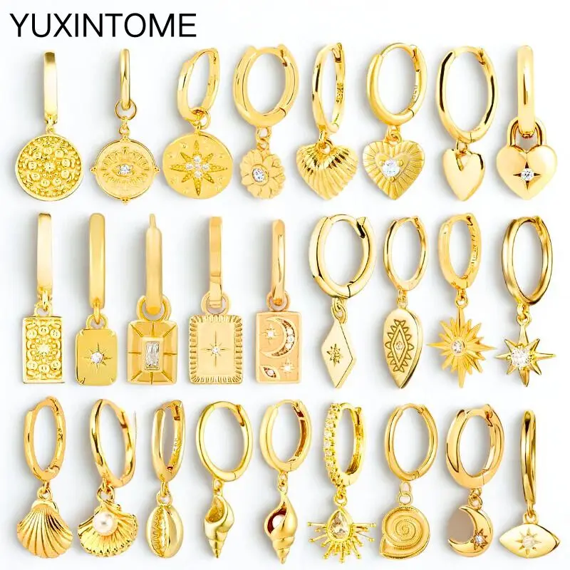 925 Sterling Silver Needle Exquisite Shell Pearl Pendant Earrings Vintage Heart Shape/Square Gold Earrings Women's Fine Jewelry
925 Sterling Silver Needle Exquisite Shell Pearl Pendant Earrings Vintage Heart Shape/Square Gold Earrings Women's Fine Jewelry