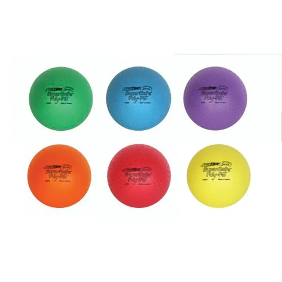 Supersafe Balls, 8-1/2 Inches, Assorted Colors, Set of 6 -
Supersafe Balls, 8-1/2 Inches, Assorted Colors, Set of 6 -