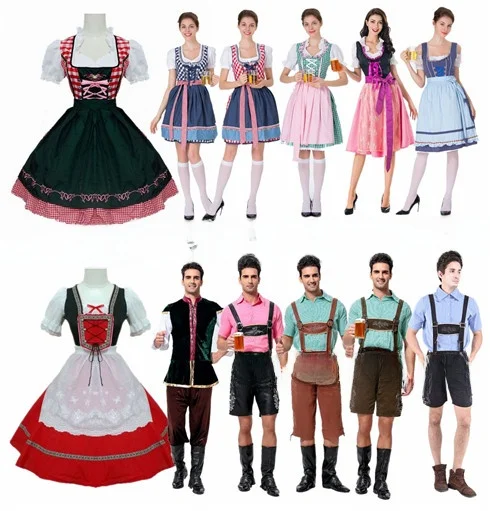 Halloween Bavarian Couples Beer Festival Maid Costume Large Size Performance Party Outfit Women's Men's Traditional Ethnic
Halloween Bavarian Couples Beer Festival Maid Costume Large Size Performance Party Outfit Women's Men's Traditional Ethnic