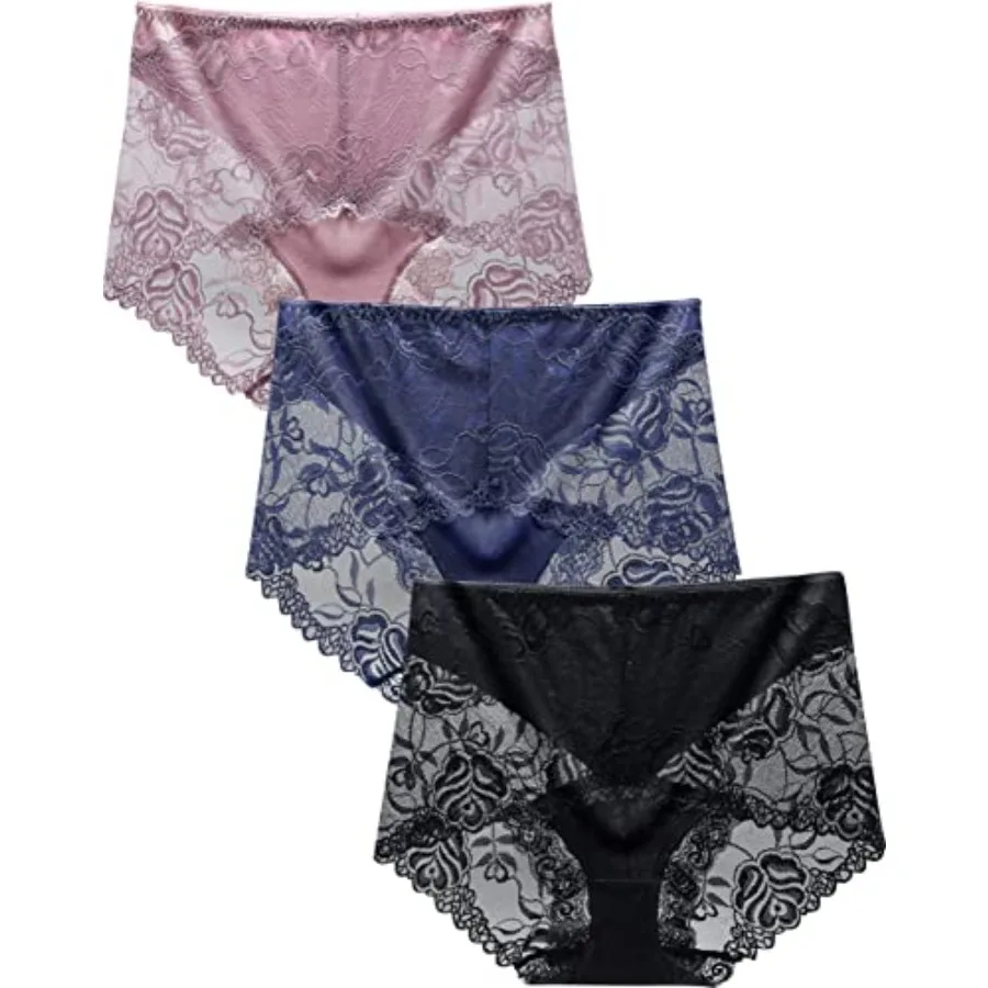 Women's Full Coverage Retro Lace Panties - French Style Comfort Underwear, No Ride Up, No Rolling Briefs
Women's Full Coverage Retro Lace Panties - French Style Comfort Underwear, No Ride Up, No Rolling Briefs