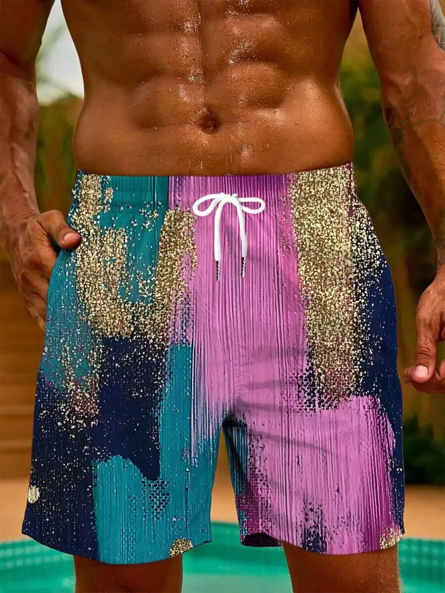 Mens Printed Beach Shorts Breathable Quick Dry Graffiti Art Swim Trunks
Mens Printed Beach Shorts Breathable Quick Dry Graffiti Art Swim Trunks